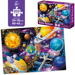 QUOKKA world map puzzle helps kids identify countries and oceans.