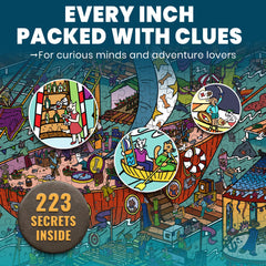 QUOKKA sealed envelopes with missions and mini games for extended puzzle fun