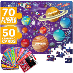 QUOKKA solar system puzzle planet pieces boost spatial reasoning for kids