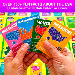 QUOKKA States capitals-landmarks cards reveal iconic sites to spark curiosity during play