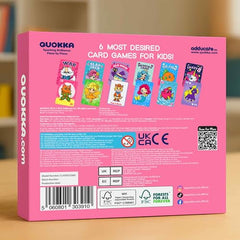 QUOKKA travel-friendly-card-game-box fits backpacks for on-the-go family fun.