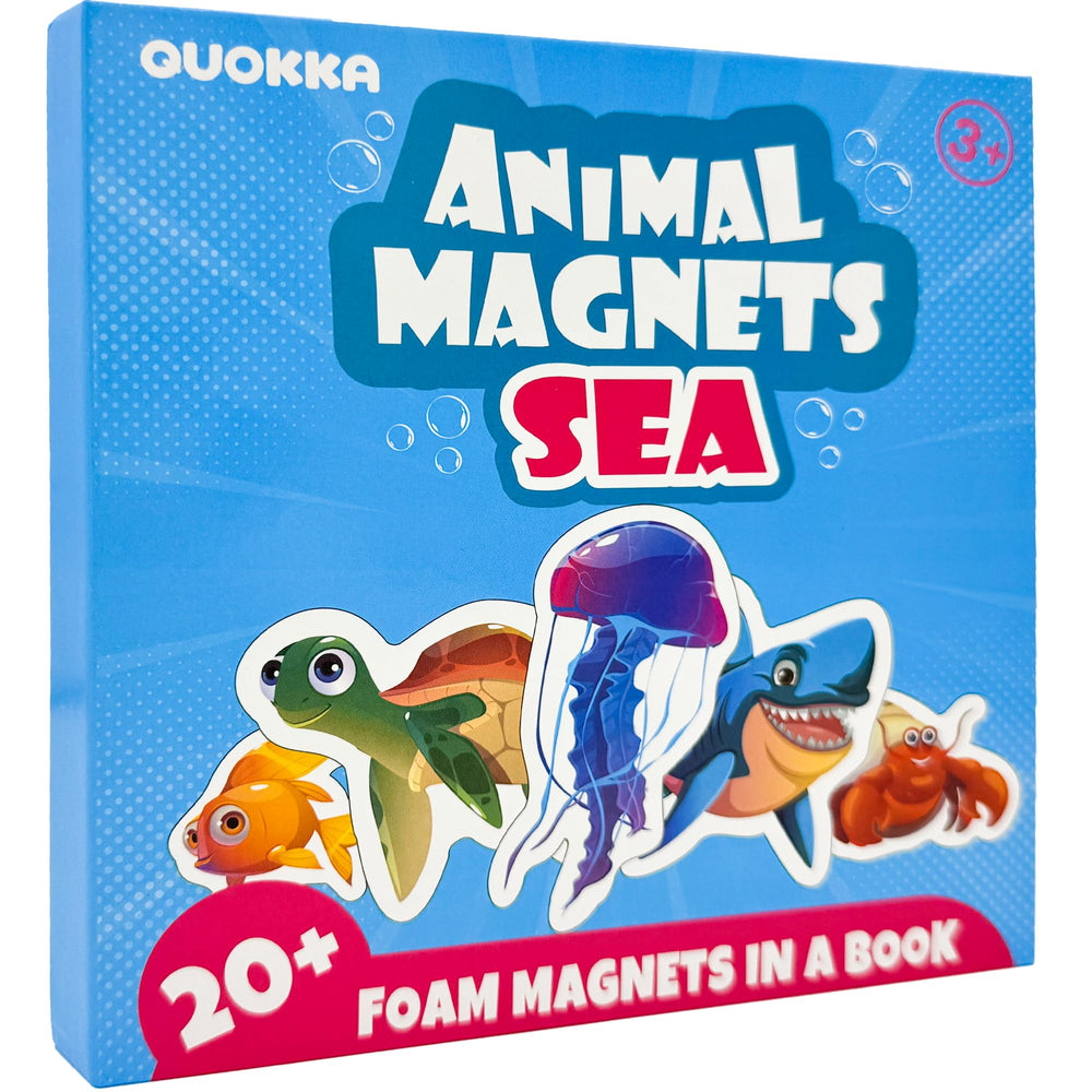 QUOKKA Travel Magnetic Puzzles sea magnets on playbook to boost creativity and storytelling.