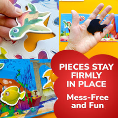 QUOKKA Travel Magnetic Puzzles strong magnets keep pieces secure during travel.