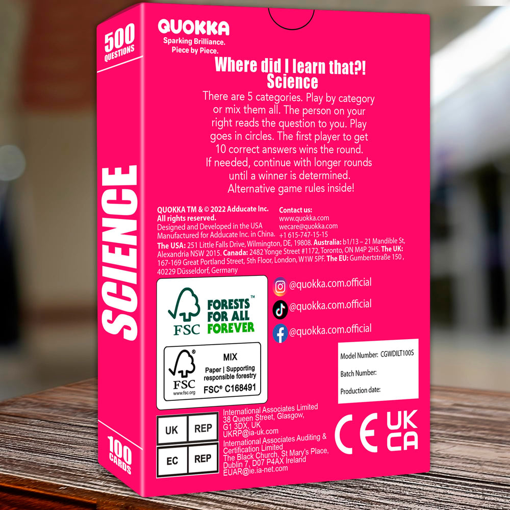 QUOKKA gift-idea for science lovers and curious minds