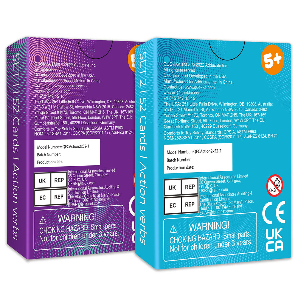 QUOKKA vocabulary builder for kids and adults with engaging image cards