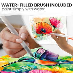 QUOKKA Water Painting vibrant blooms image sparks gentle creativity and reminiscence