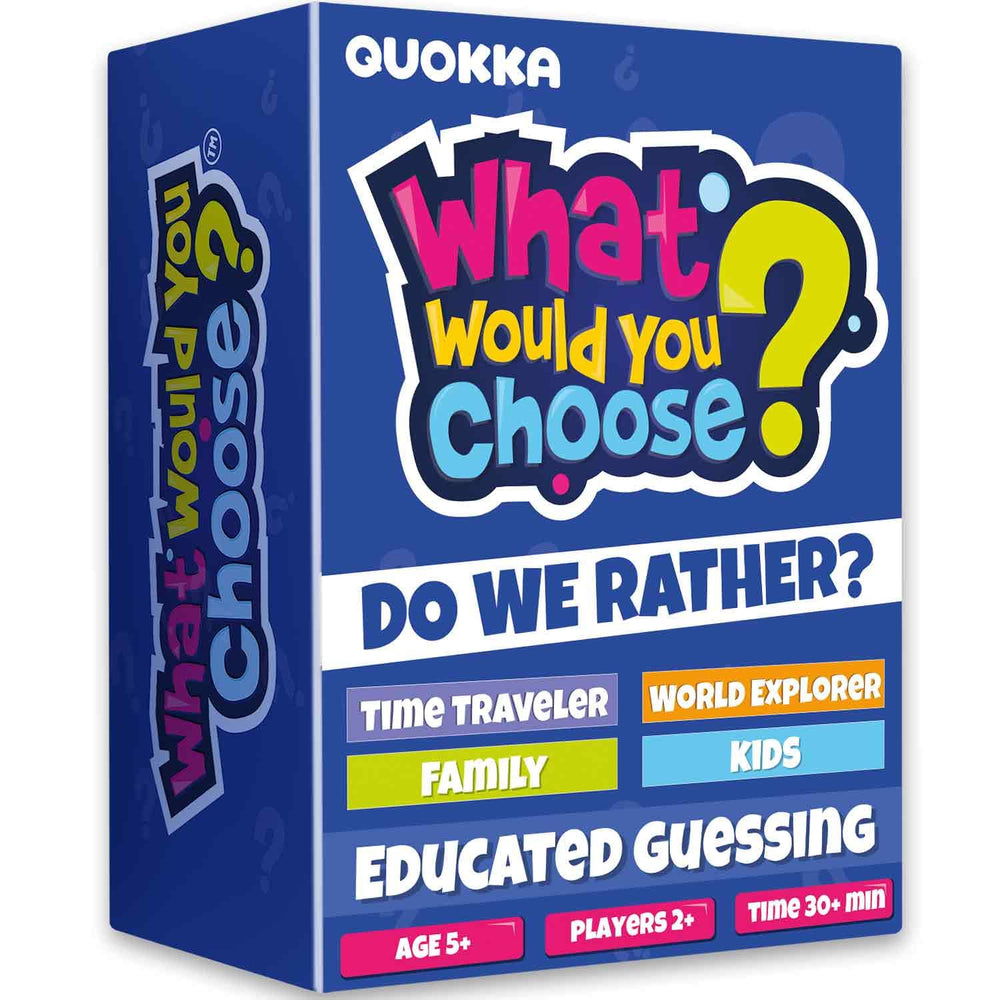 QUOKKA What Would You Choose? 4SET card pack ready for play.