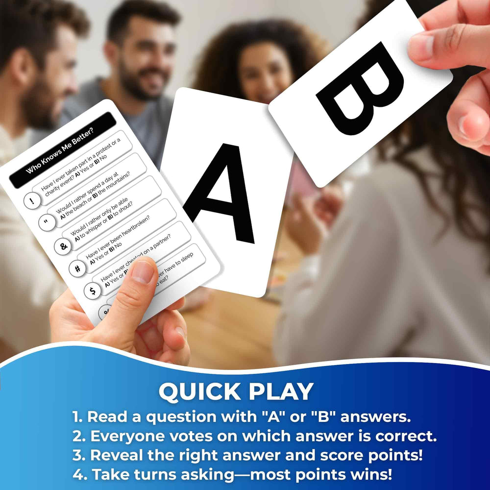 TABLE PLAY scene invites lively conversation among friends with QUOKKA game