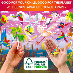 QUOKKA wolves puzzle image offers woodland adventure to boost focus.