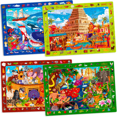 QUOKKA Wooden-piece puzzle 60pc offers sturdy pieces for little hands.