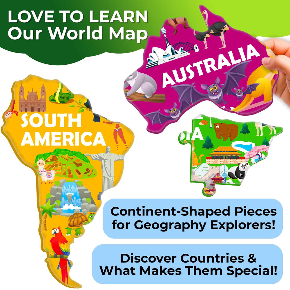 QUOKKA puzzle 50 cards with 400+ world facts for enrichment