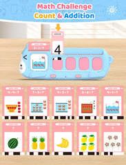 QuTZ number cards support counting and basic arithmetic fluency.