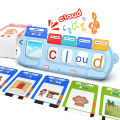 QuTZ phonics flash cards with audio promote early reading practice.