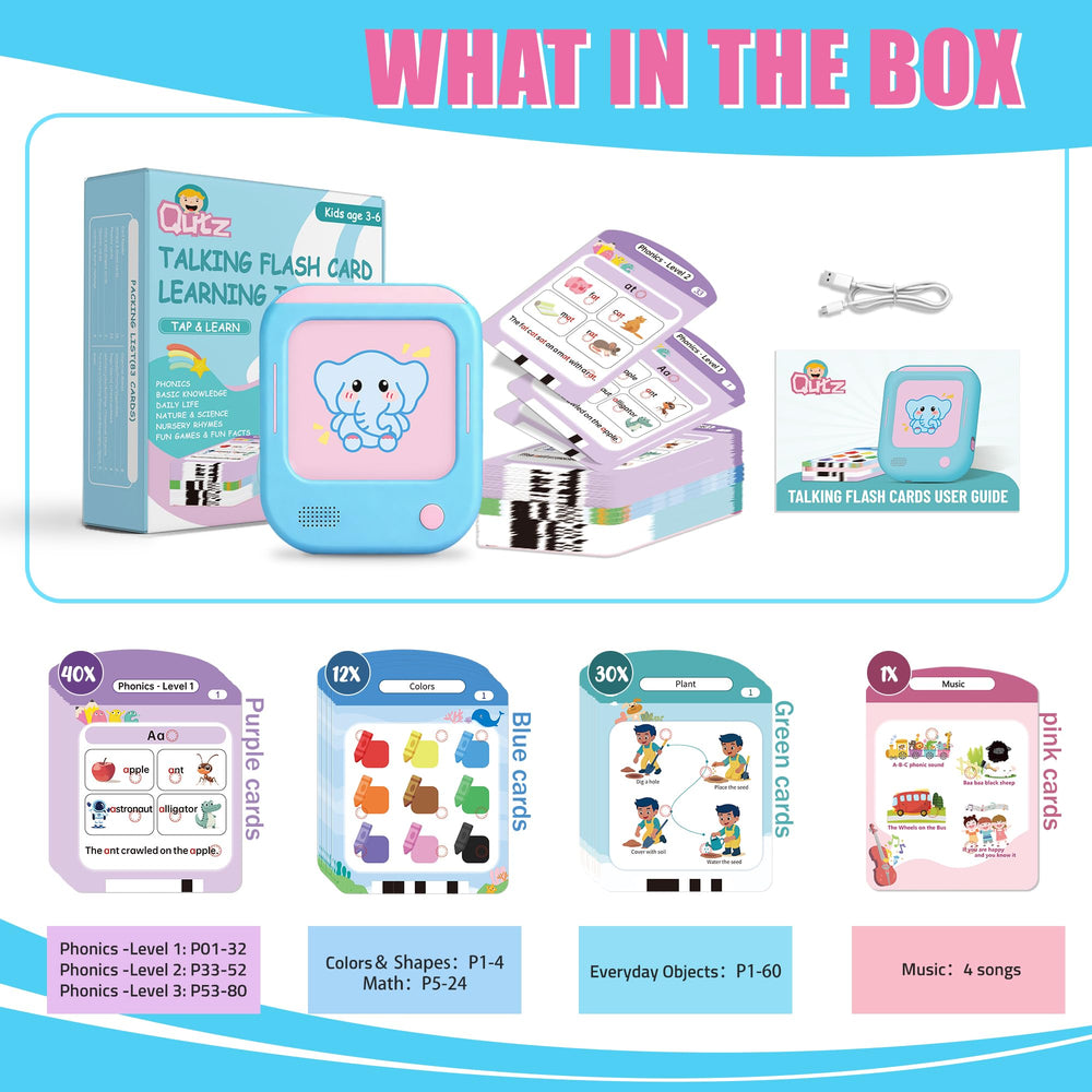 QuTZ gift-ready packaging image suggests a thoughtful learning present