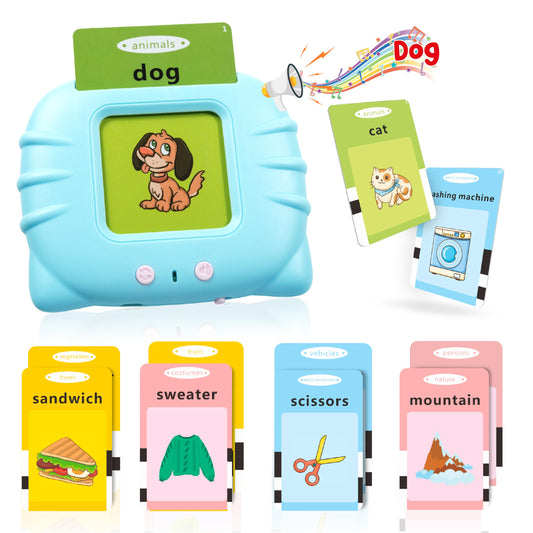 QuZT Toddler Flash Cards with Card Reader for engaging early vocabulary.