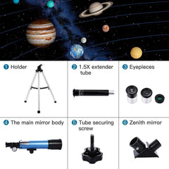 QW telescope 18x eyepiece with compact design for wider fields.