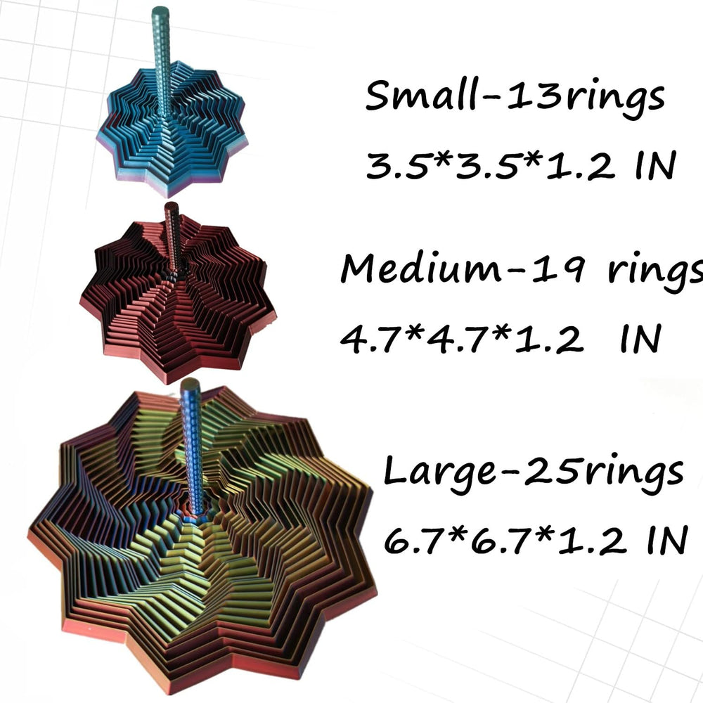 QWZFirst sensory star handle with spiral mechanism for smooth twisting