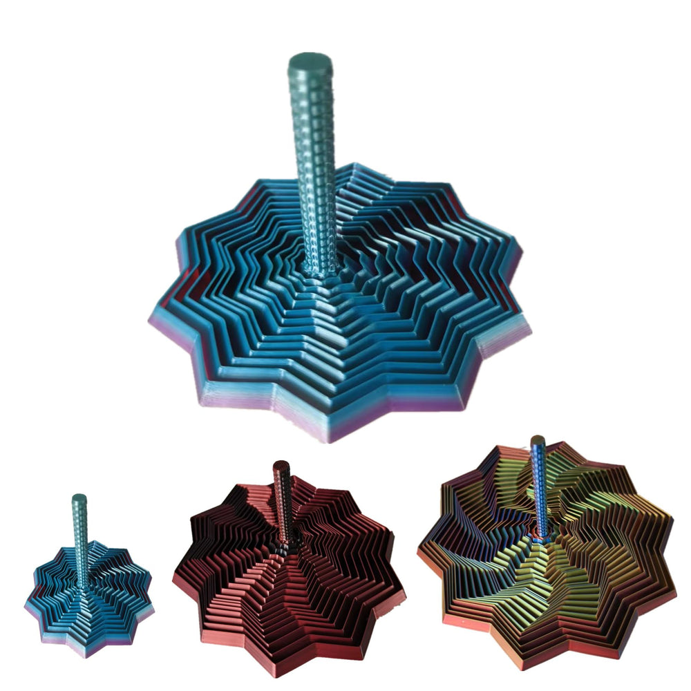 QWZFirst sensory twist star handle provides smooth grip for focused work.