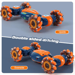QXHOL RC stunt car drift action illustrating precise sideways moves