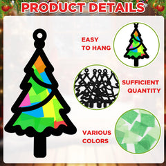 Qyeahkj transparent PVC stickers provide durable backing for precise tissue art.