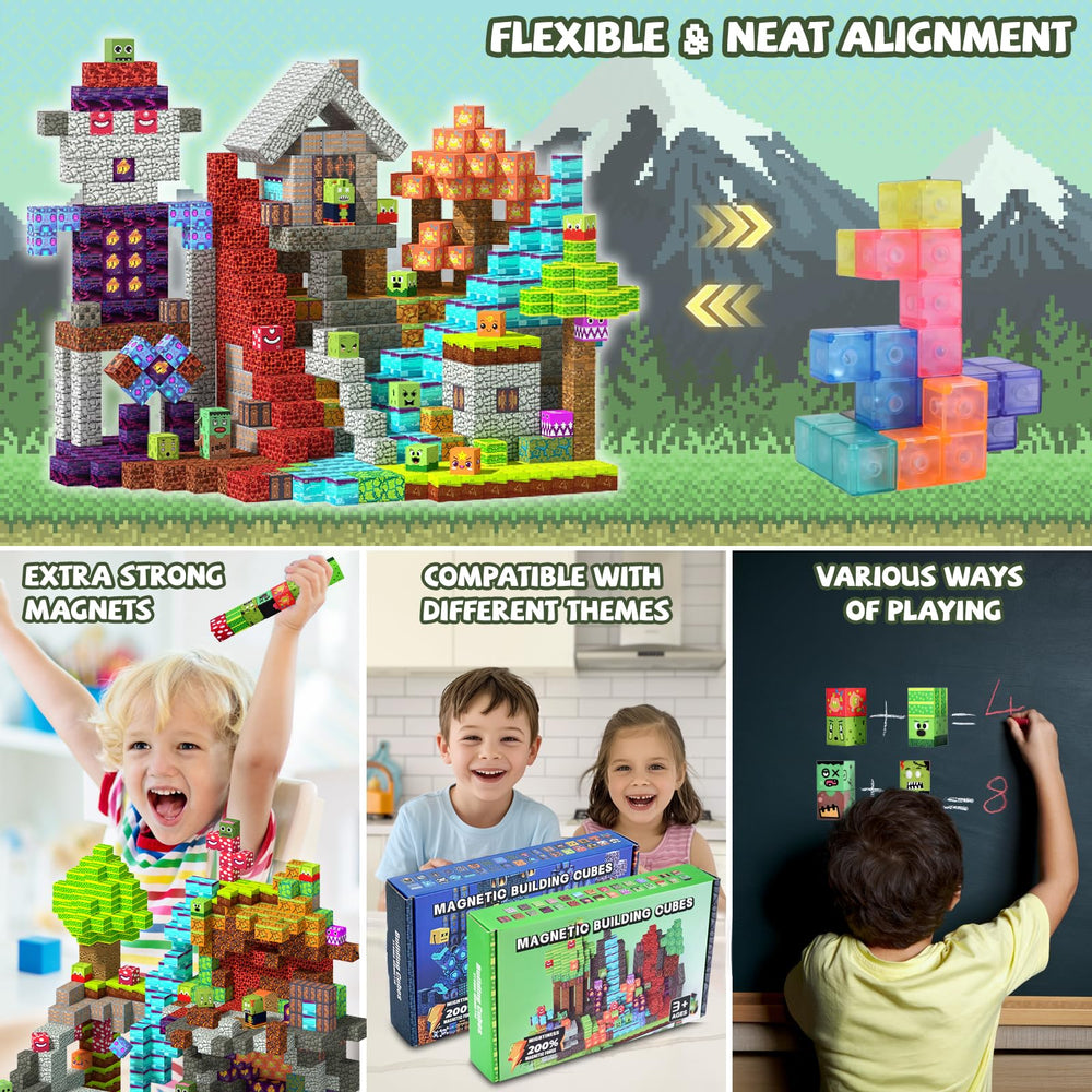 QYGYMXC STEM learning through hands-on play with magnetic blocks.