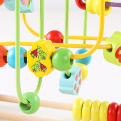 QZMTOY abacus and beads promote counting and fine motor play.