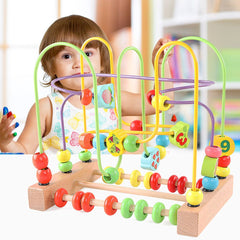 QZMTOY safe wood construction suitable for toddlers 18 months and up.