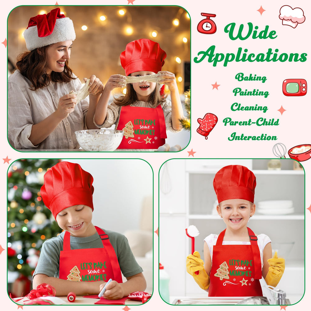 Christmas-themed pattern adds festive flair to pretend play.