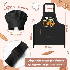 R HORSE kid apron featuring adjustable neck strap for growing children