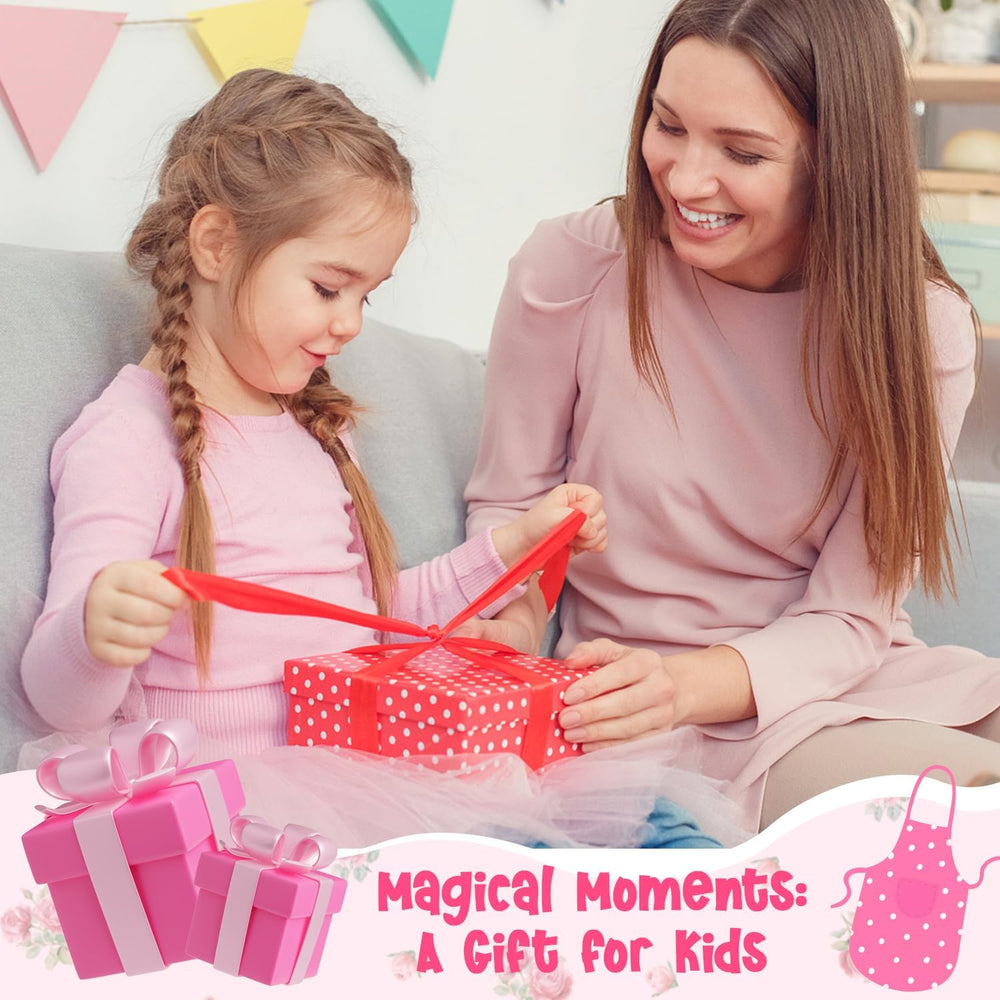 R HORSE kid apron in action during baking activity