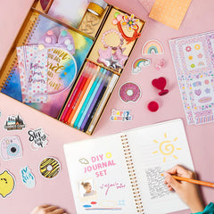 Heart-shaped stamp for cute page embellishments