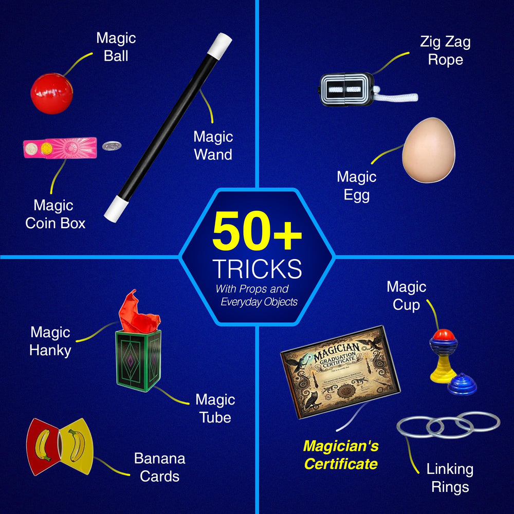 RA MAGIC SHOP card-trick demo with kid-friendly props to boost confidence