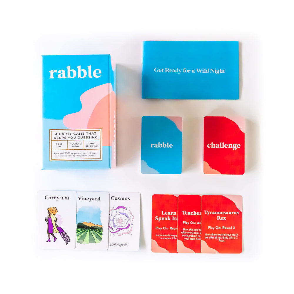 Rabble eco-conscious materials emphasize sustainability without compromising fun.