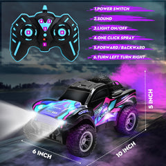 RacingFun RC car 1:16 durable PVC shell protects the toy