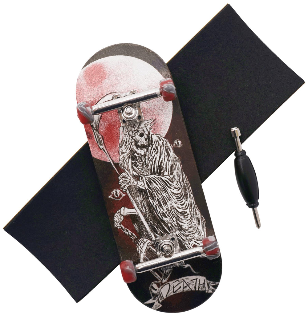 RACOFSB Pro fingerboard deck 34mm with deep concave for precise grip.