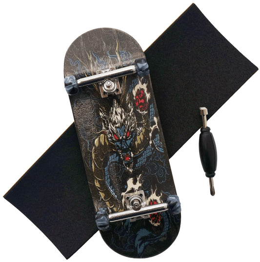 RACOFSB Pro fingerboard deck with dragon swirl for smooth tricks