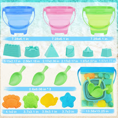 RACPNEL travel-friendly beach toy pack for easy packing and cleanup