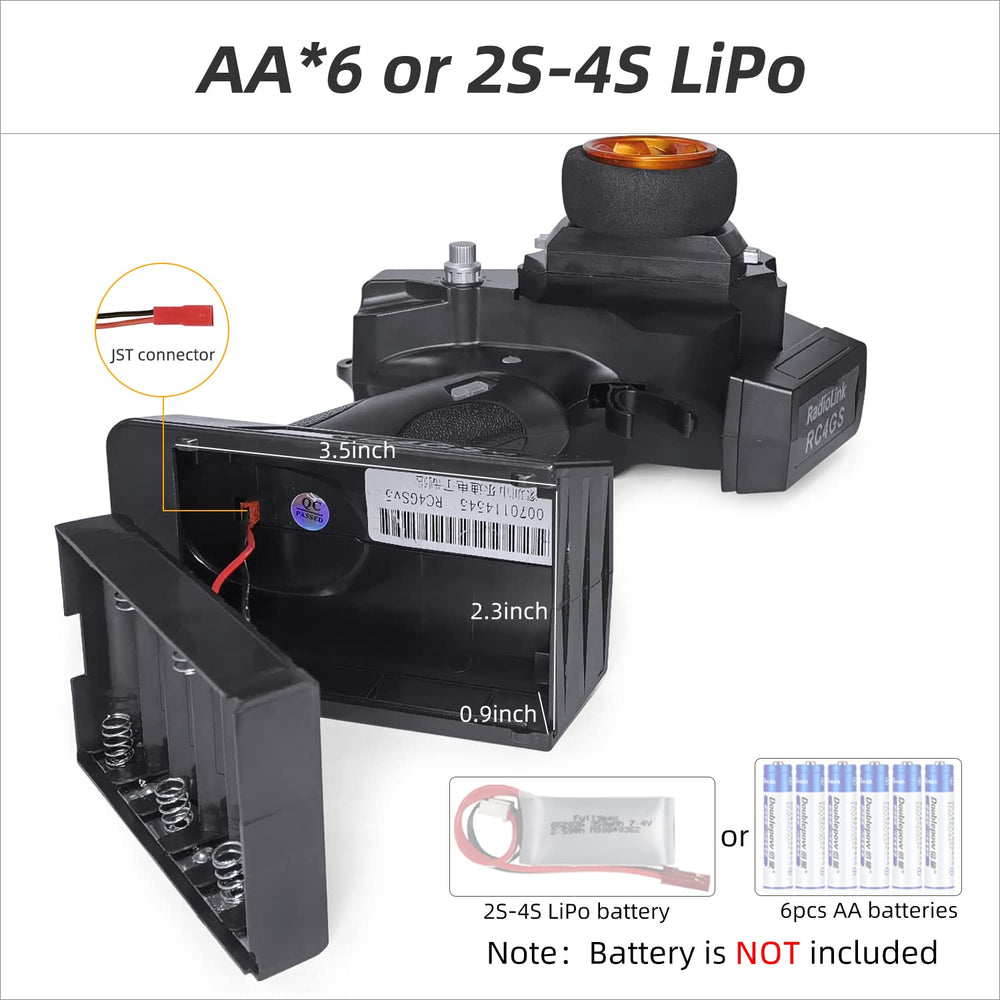 Radiolink RC4GS V3 range up to 1300 feet for extended control distance