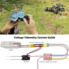 Radiolink RC6GS V3 gyro receiver in action for straight line stability during drift