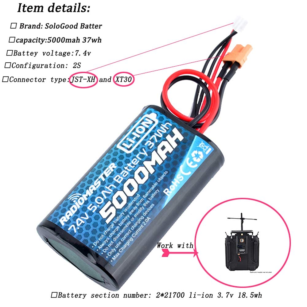 RadioMaster TX16S battery compatible for seamless transmitter upgrades