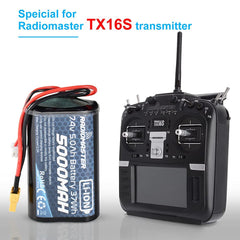 One-pack RadioMaster TX16S battery included in the box