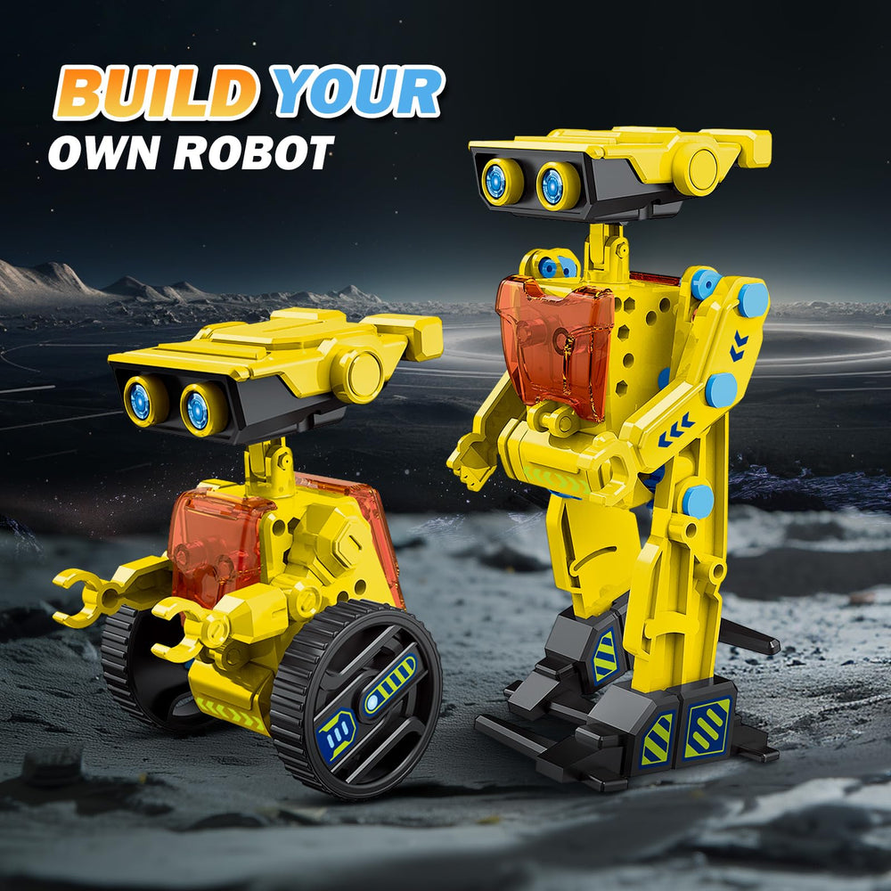 RAESOOT futuristic blue-eyed robot face adds appeal during STEM play