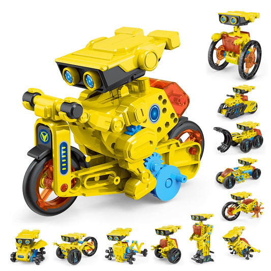 RAESOOT STEM robot 12-in-1 build kit for curious kids exploring robotics and hands-on learning