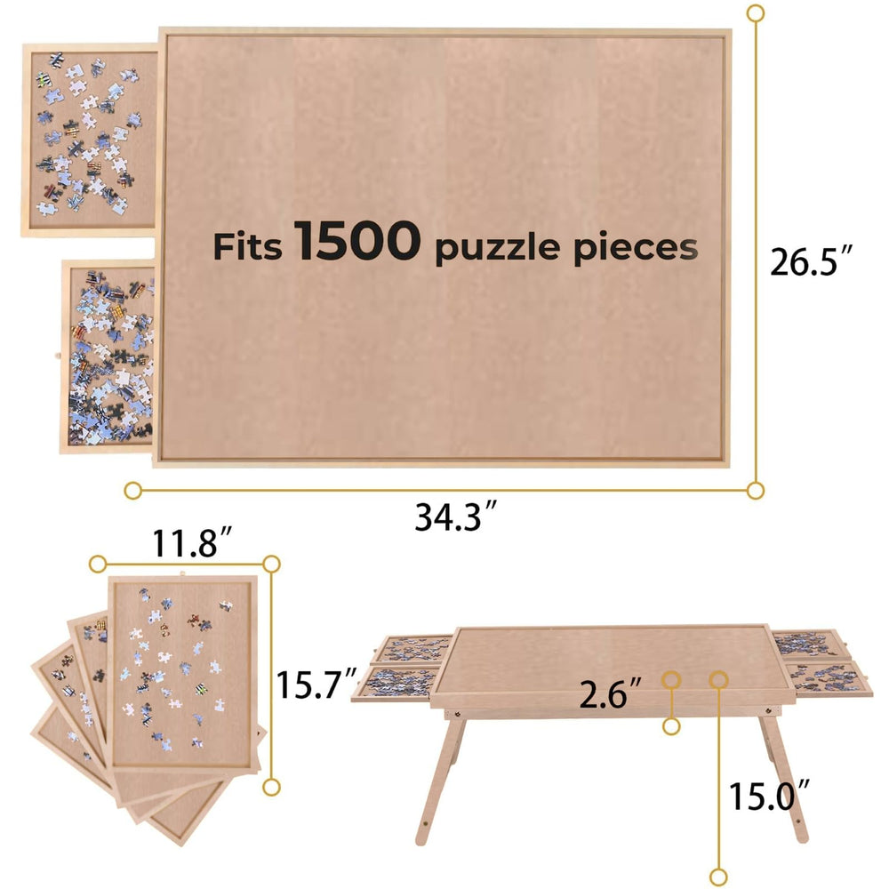 RAGOZONERY puzzle table cover protects pieces from pets and spills.