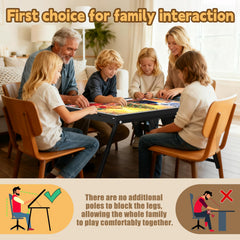 RAGOZONERY Puzzle Table with five-angle tilt for comfortable viewing angles