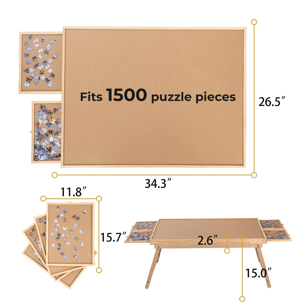 Ragozonery Yacona puzzle table portable use on sofa, floor, or bed