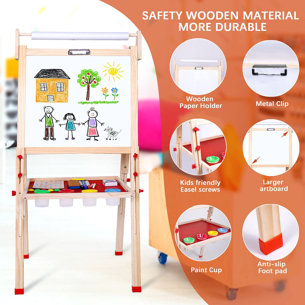 Ragstone Kids Easel height adjustment feature for growing children