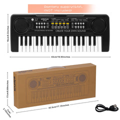 Raimy 37 Keys keyboard piano with learning function invites confident key tapping