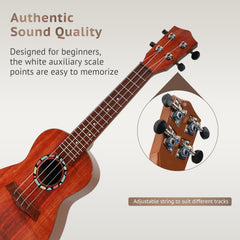 Raimy 21in ukulele delivers authentic sound for early music practice