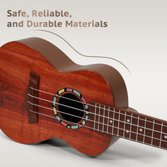 Raimy 21in ukulele made with durable materials for lasting use